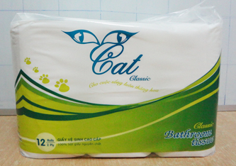 Giấy vệ sinh CAT - Giấy Tissue Việt Nam - Công Ty CP Thương Mại Và Sản Xuất Giấy Tissue Việt Nam